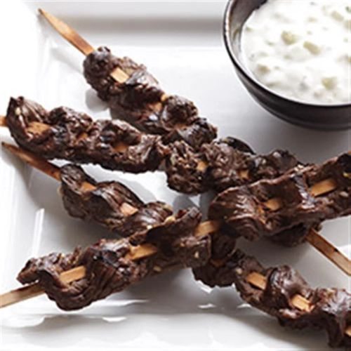 Bison Souvlaki Skewers