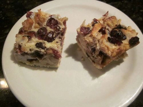 Dried Cranberry Fruit-Nut Bars