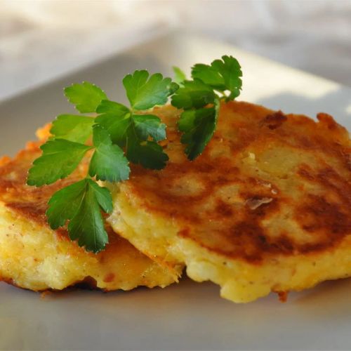 Cheesy Potato Pancakes