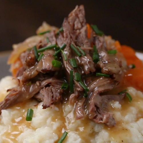 Pot Roast With Mashed Cauliflower