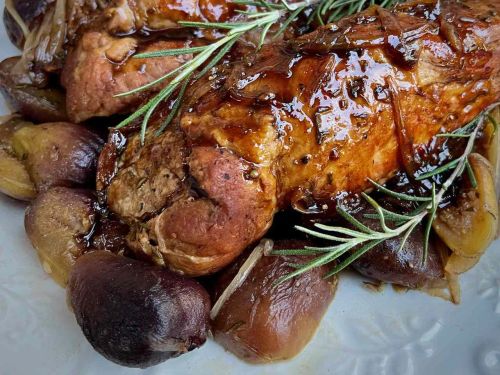 Balsamic Braised Pork Tenderloins with Fresh Figs