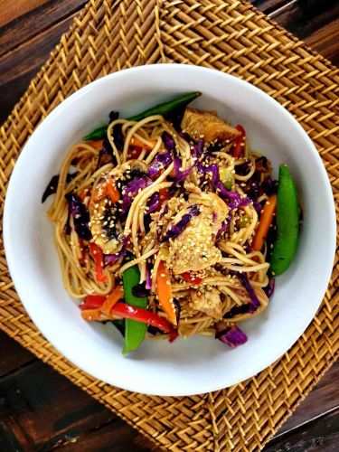 Sesame Chicken Noodle Bowl