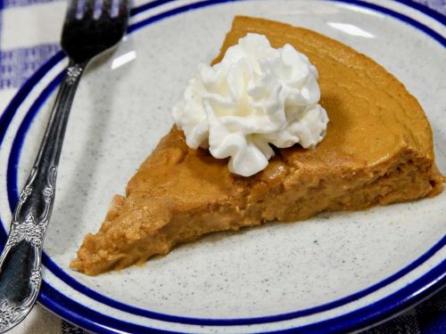 Easy Crustless Pumpkin Pie