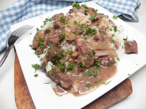 Instant Pot Beef Tips with Mushroom Gravy