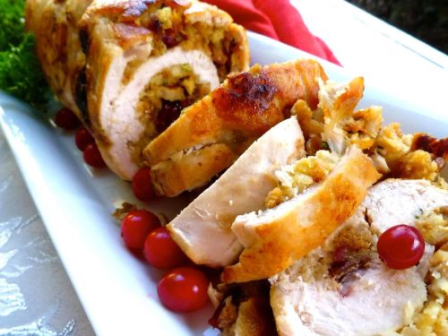 Cranberry Stuffed Turkey Breasts