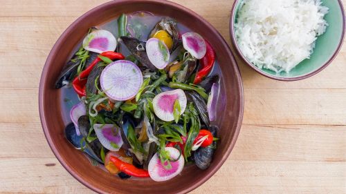 Mussel Sinigang (Sour Soup) As Made By Chef Tara Monsod