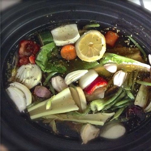 Gluten-Free Vegan Stock for the Slow Cooker