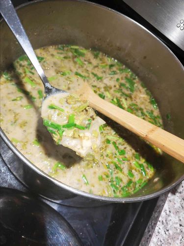 Cream of Fiddlehead Soup