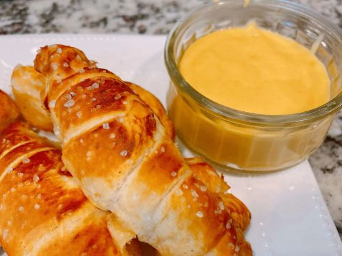 Air Fryer Pretzel Crescent Rolls