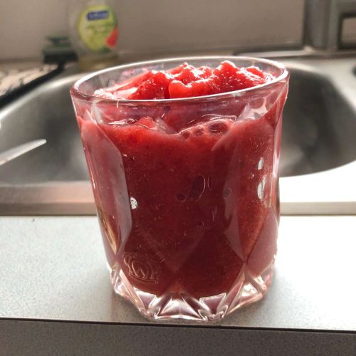 Energetic Strawberry Smoothie