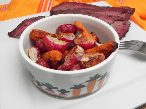 Roasted Carrots and Radishes