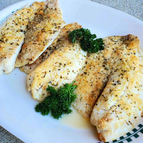 Easy, Excellent Baked Flounder