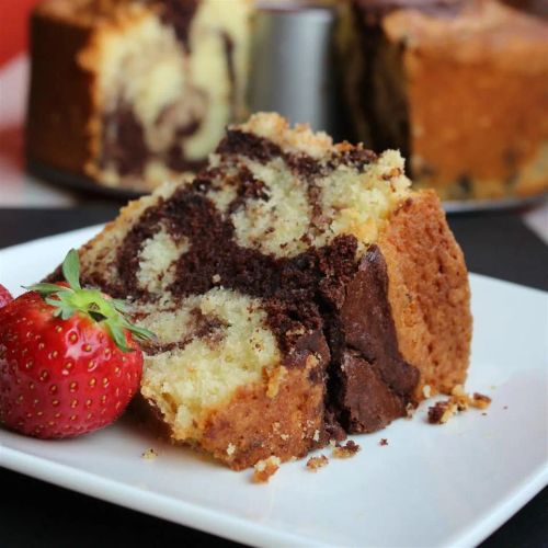 Jan's Dark Chocolate Swirl Pound Cake