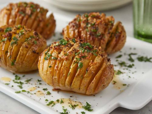 Air Fryer Hasselback Potatoes