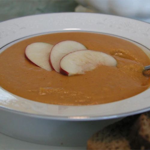 Creamy Butternut Squash With Cinnamon Soup