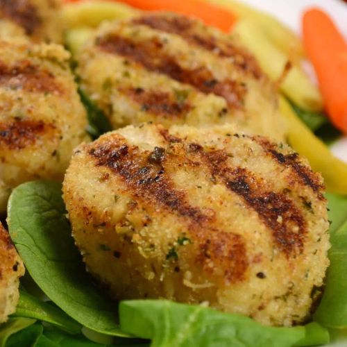 Grilled Garlic Parmesan Crusted Scallops