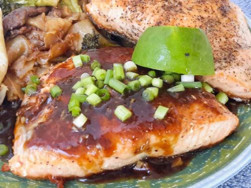 Salmon in Oyster Sauce