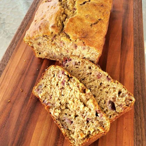 Strawberry-Banana Bread with Walnuts