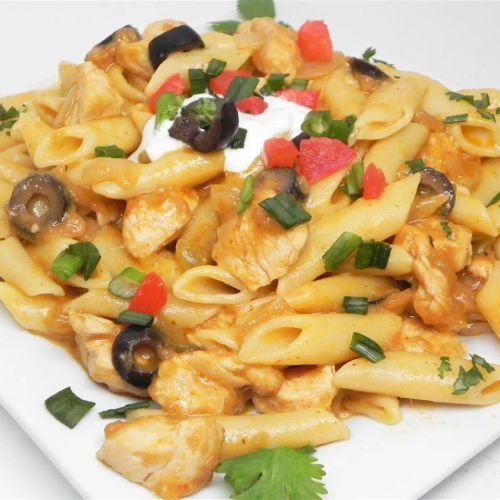 Chicken Enchilada Pasta