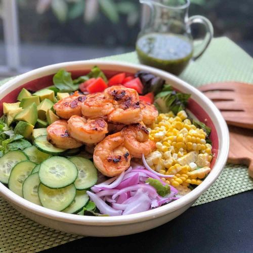 Summer Grilled Shrimp Salad