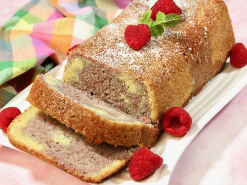 Raspberry Loaf Cake