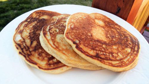 Gingersnap Peanut Butter Pancakes