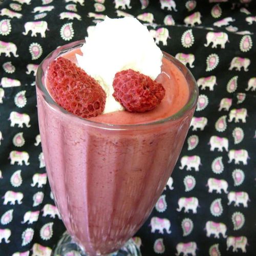 Raspberry-OJ-Banana Smoothie