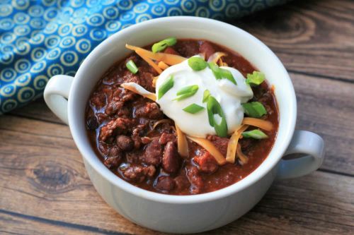 Chili with Chorizo and Chocolate