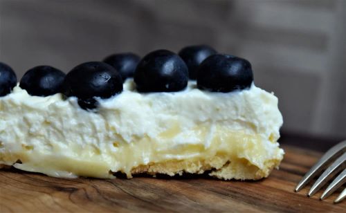 Crostata with Lemon Custard and Whipped Ricotta Cream