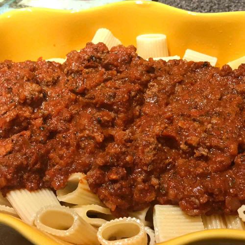 Tami's Red Sauce: Bolognese Tomato Sauce with Ground Beef