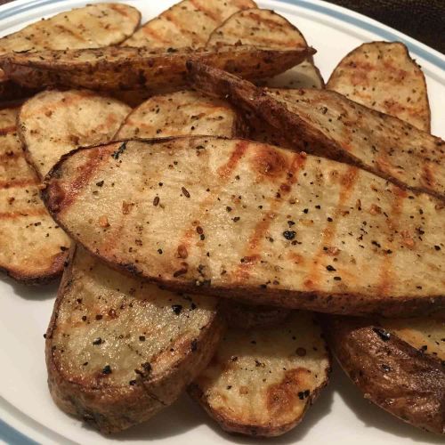 Grilled Potato Slices