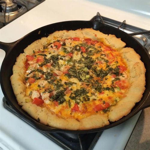 Deep-Dish Cast Iron Pizza