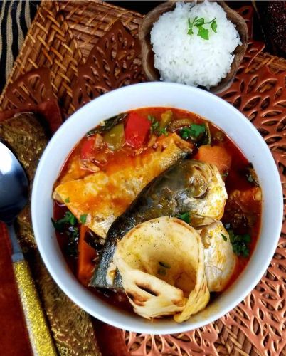 African Pompano Fish Stew