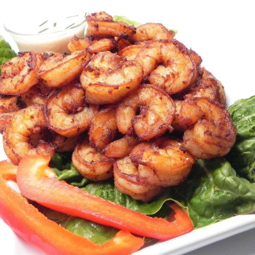 Goong Tod Kratiem Prik Thai (Prawns Fried with Garlic and White Pepper)