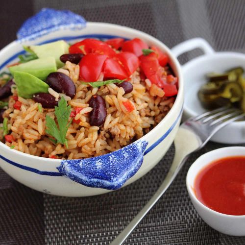 Beefy Naked Burrito Skillet