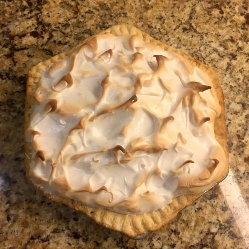 Grandma's Cocoa Meringue Pie