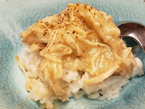 Simple Shredded Chicken in Gravy