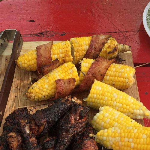 Corn with Bacon and Chili Powder