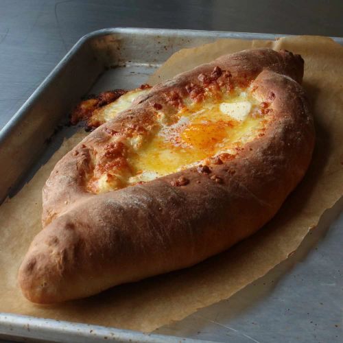 Khachapuri (Georgian Cheese Bread)