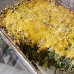 Cheesy Creamed Spinach Casserole