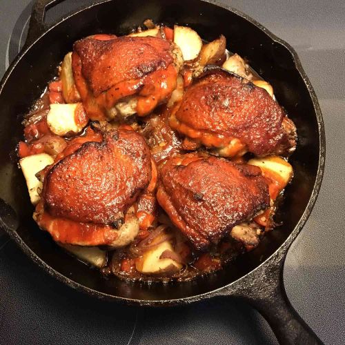 One-Pan Sriracha Chicken and Veggies