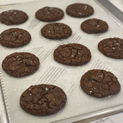 Chocolate Cookies with Fleur de Sel