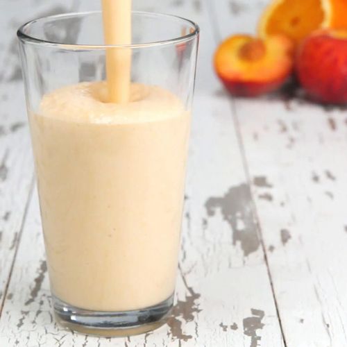 Peach & Orange Cream Protein Smoothie