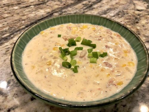 Cajun Corn and Crab Bisque