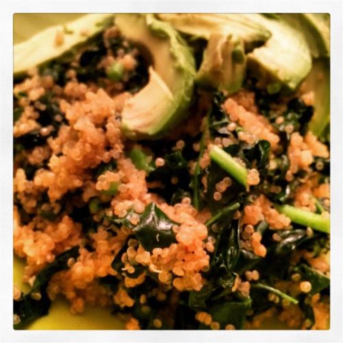 Garlic Kale Quinoa