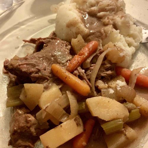 Three Packet Slow Cooker Roast