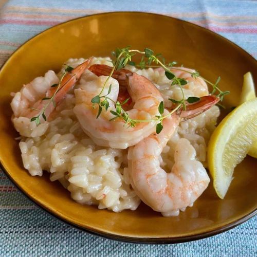 Instant Pot® Lemony Shrimp Risotto