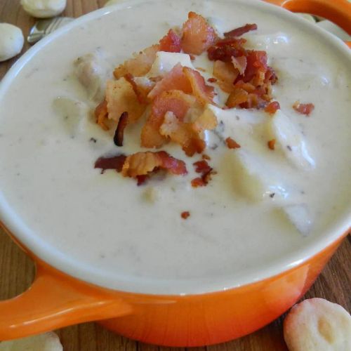 New England Razor Clam Chowder