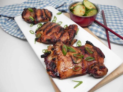 Korean-Inspired Grilled Chicken Thighs