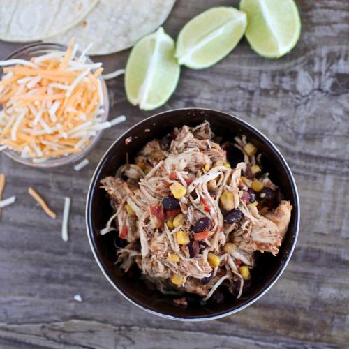 Easy Slow Cooker Chicken Fajitas